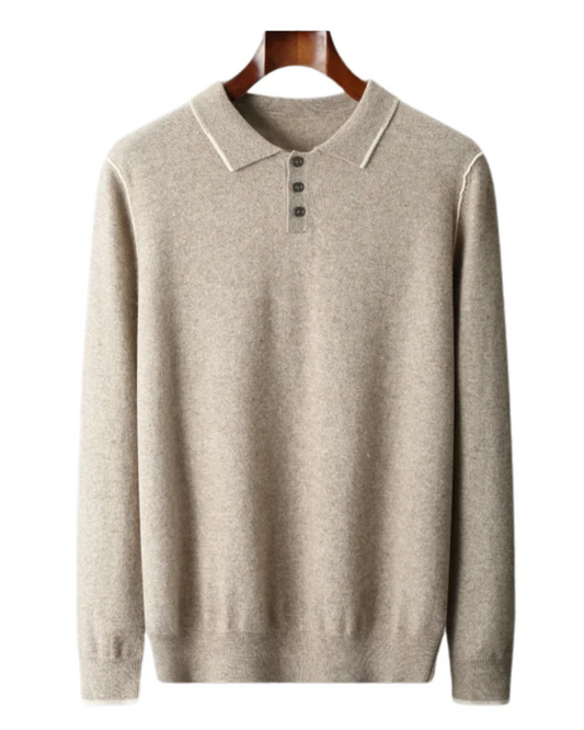 Saint-Tropez Kaschmir-Polopullover