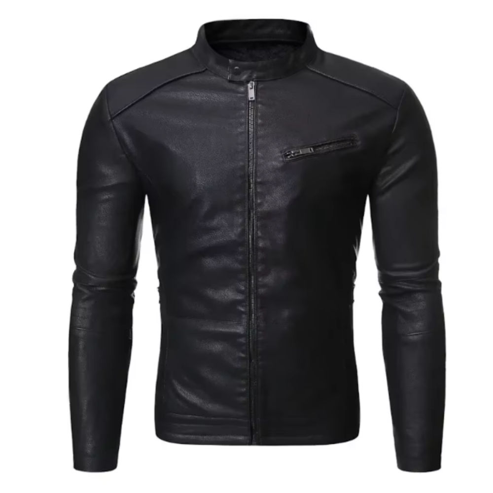 Elegante lederen jas