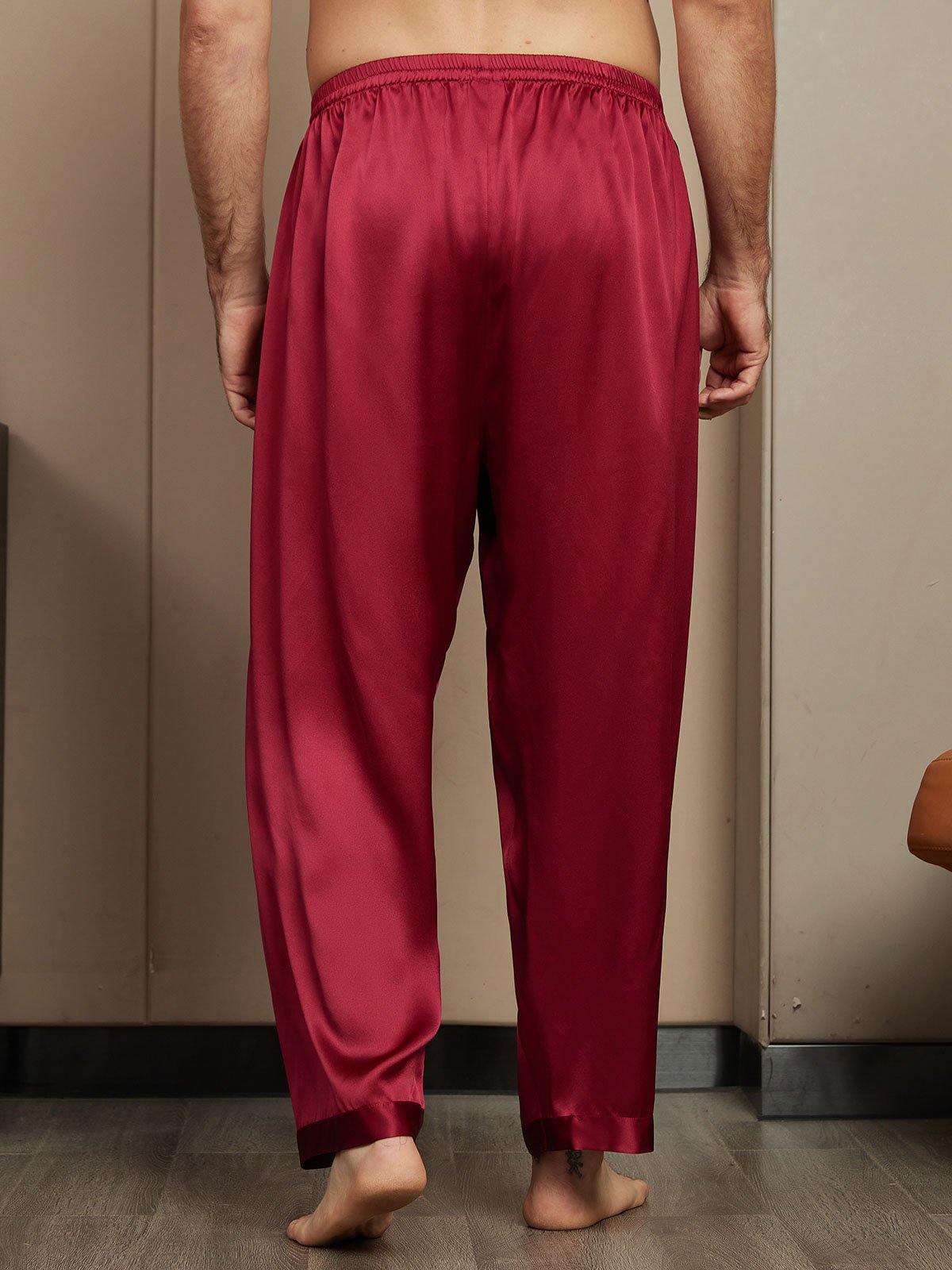 Pure Soie Détendu Pyjama Pantalon