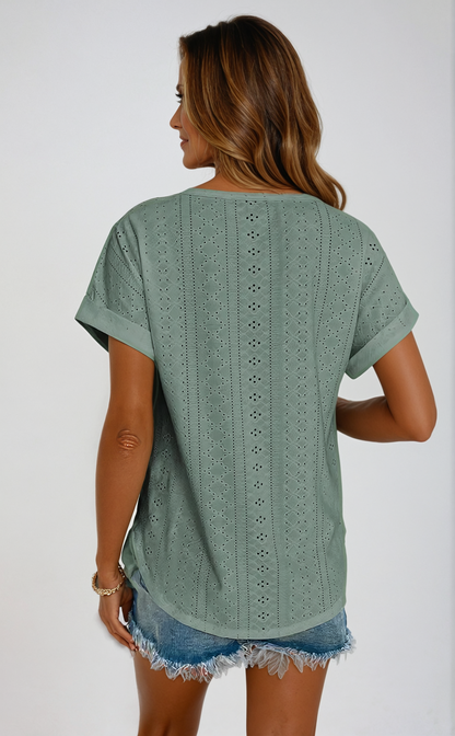 Riza™ | Casual Kanten Top