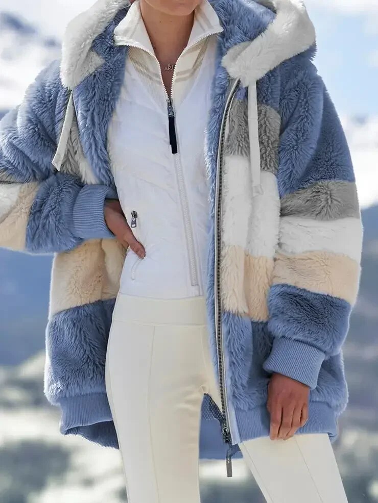 Alexa | Winterjacke mit Kapuze und Reißverschluss