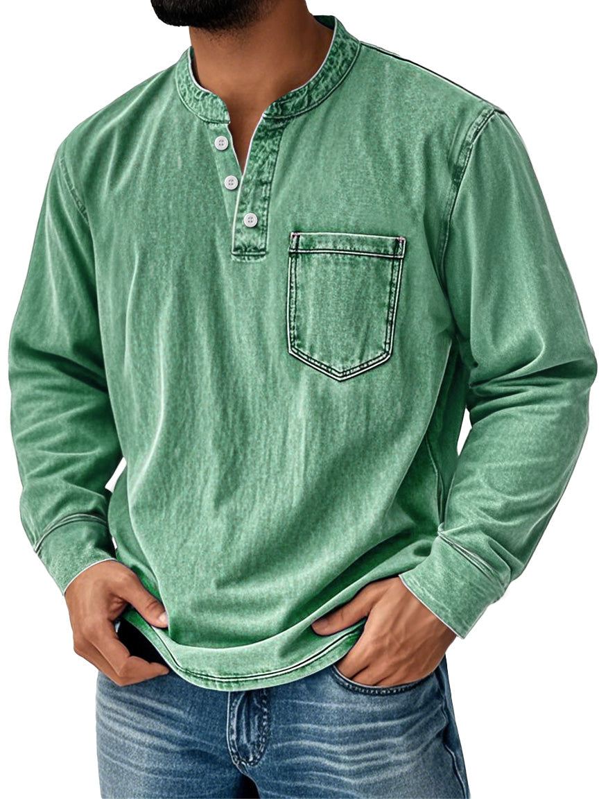 Levi™ I Lässiges Herren-Henley-Shirt mit Brusttasche
