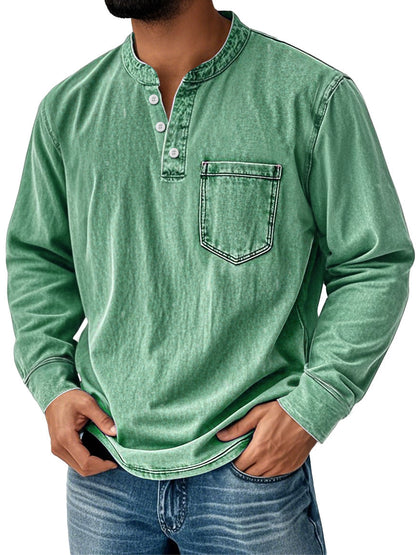 Levi™ I Lässiges Herren-Henley-Shirt mit Brusttasche