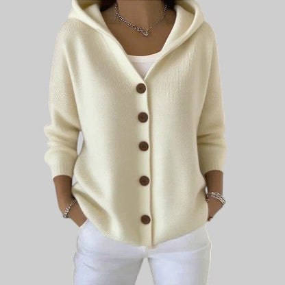 ADA | TRENDIGE STRICKJACKE MIT KAPUZE
