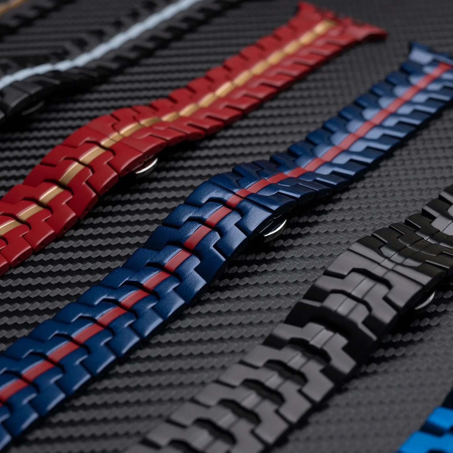 Titanium Roestvrijstalen Apple Watch Bandje