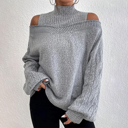 Schulterfreier Pullover