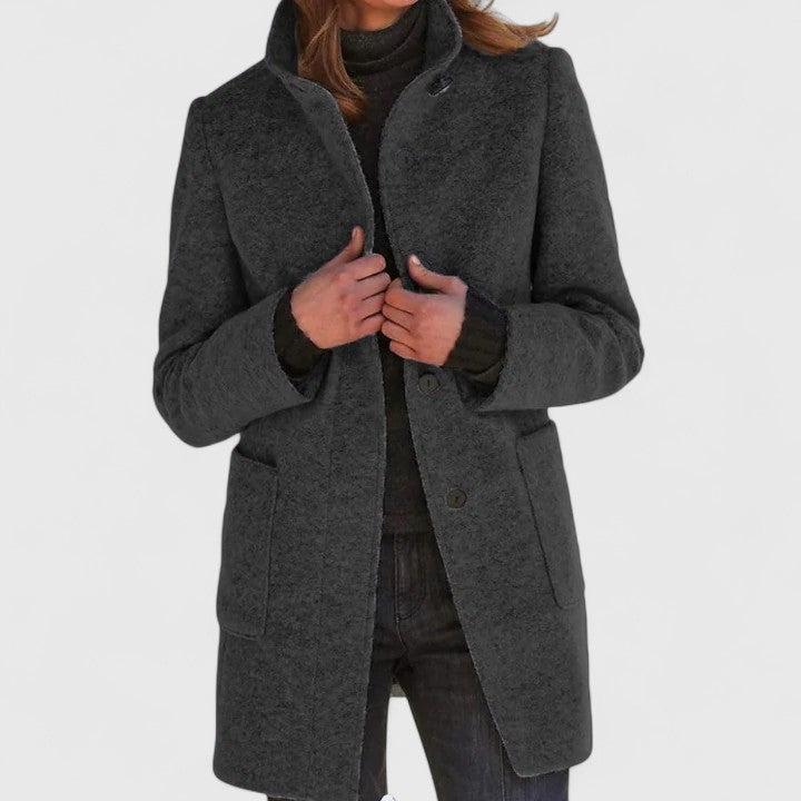 Elena™ | Elegante wollenmix-jas