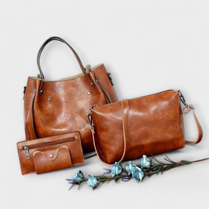 Ivy - 4-delige vintage handtassenset