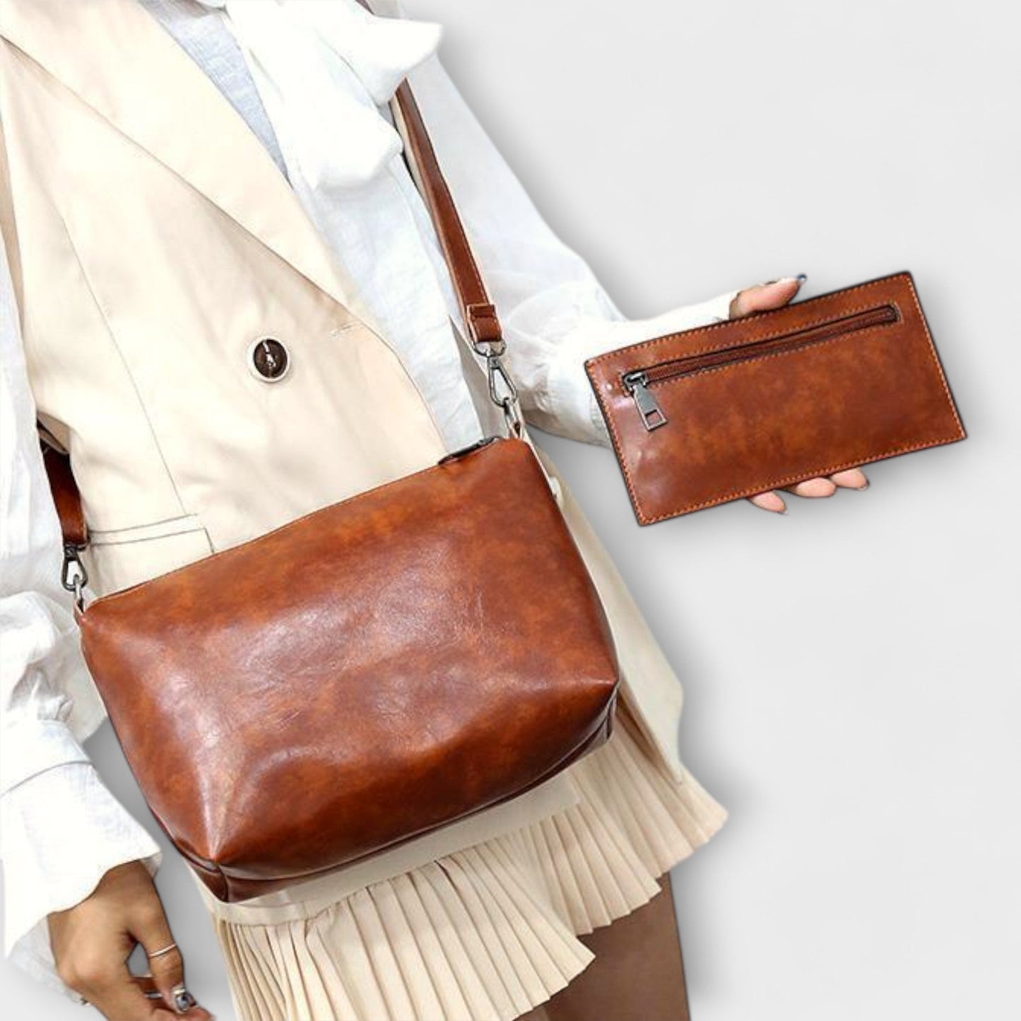 Ivy - 4-delige vintage handtassenset