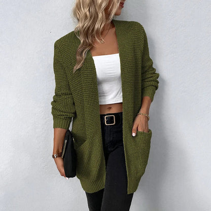 Nancy | Casual gebreid vest met zakken