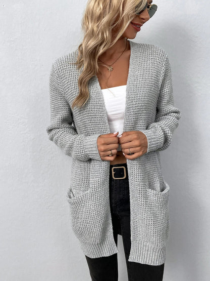 Nancy | Casual gebreid vest met zakken