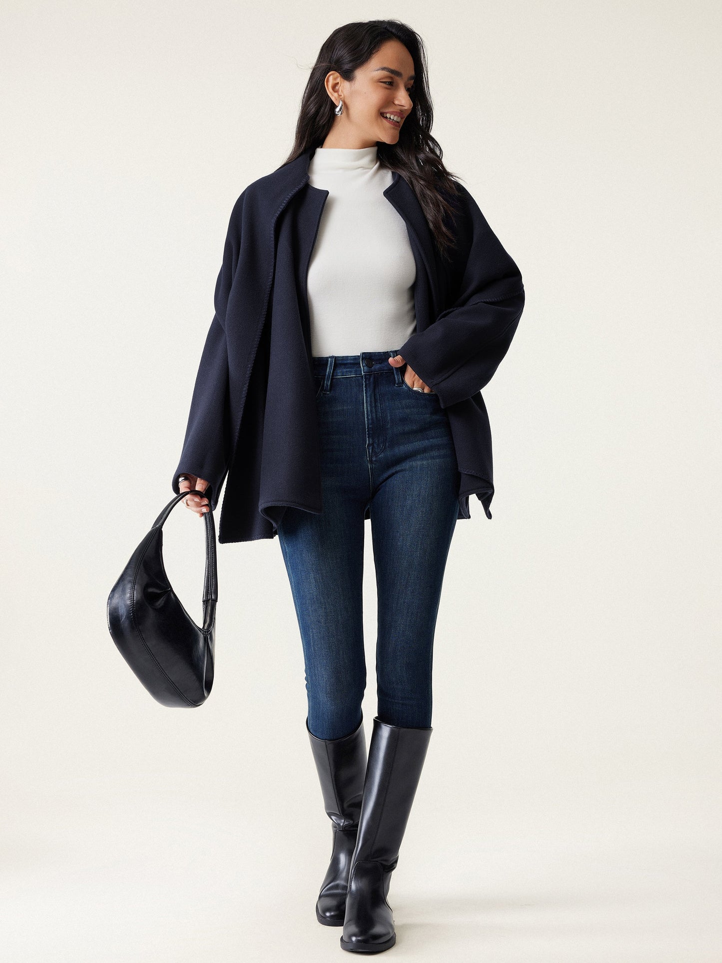 Fable™ – Oversized mantel met veelzijdige stijl