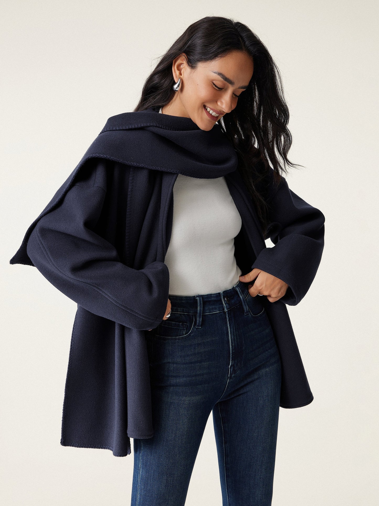 Fable™ – Oversized mantel met veelzijdige stijl