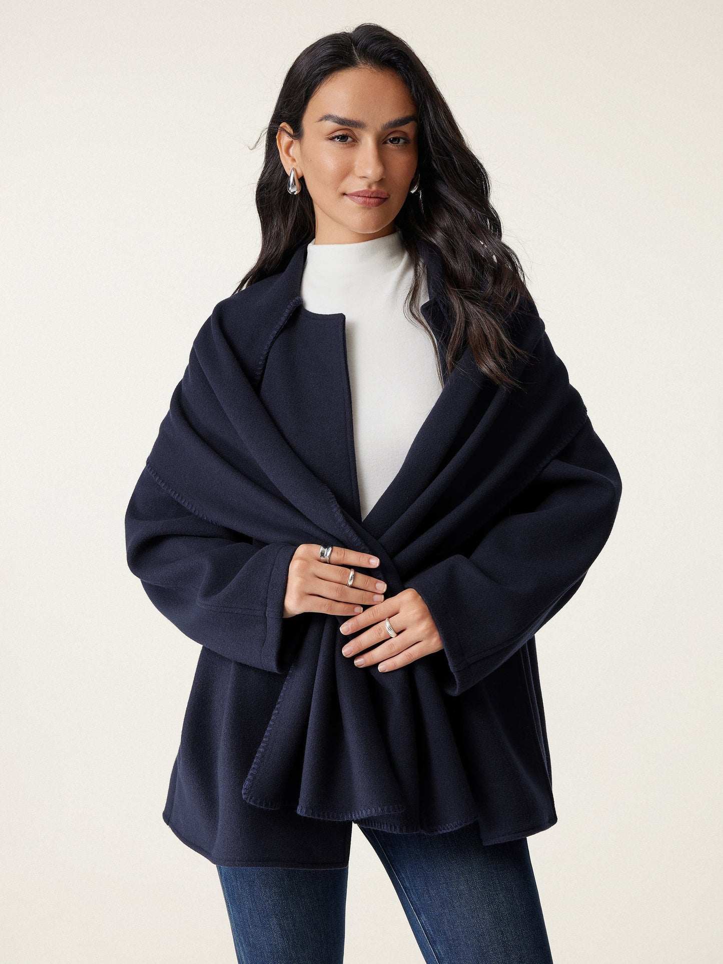 Fable™ – Oversized mantel met veelzijdige stijl