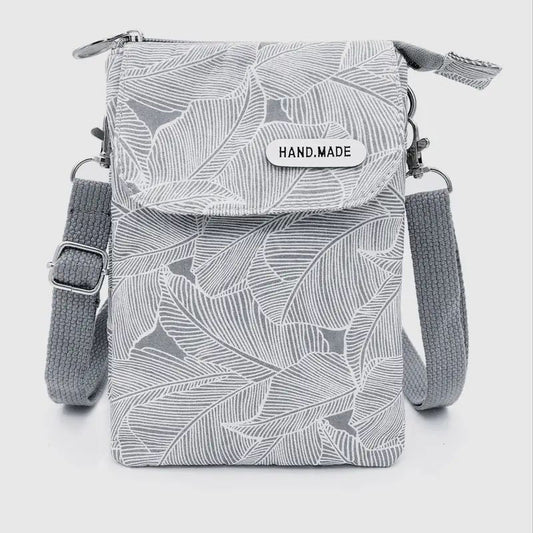 Sac À Motif Feuilles Vintage
