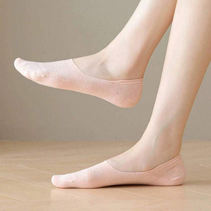 Chaussettes Respirantes De Couleur Unie