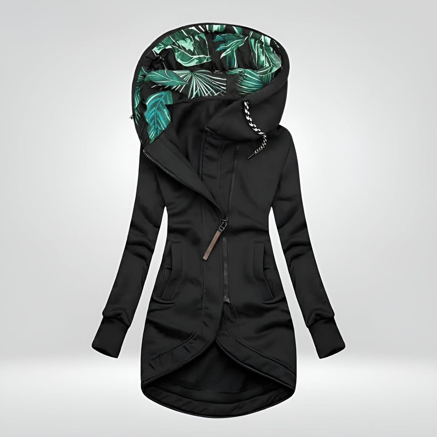 Aysha™ | Stilvolle Lange Hoodie-Jacke
