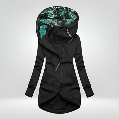 Aysha™ | Stilvolle Lange Hoodie-Jacke