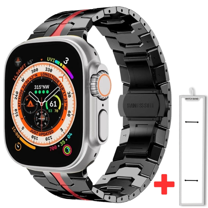 Titanium Roestvrijstalen Apple Watch Bandje