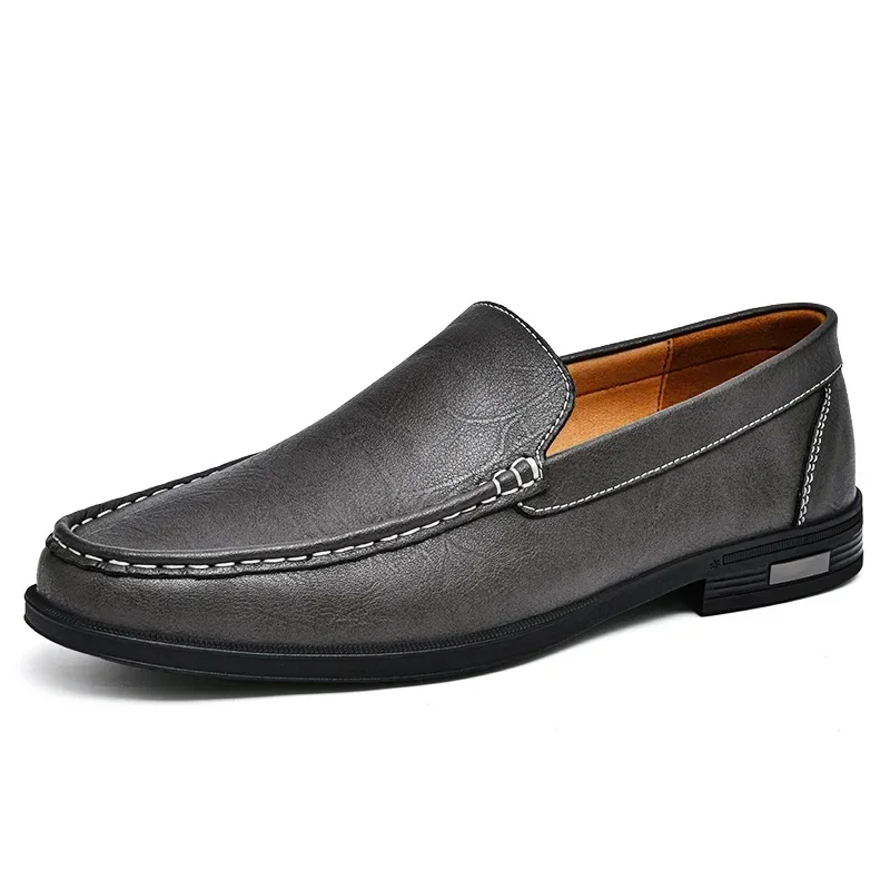 Murcia lederen loafers