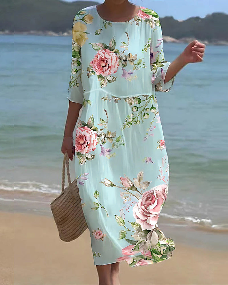 Ruth - Jurk met bloemenprint