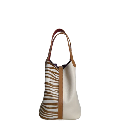 Dameshandtas Eva Zebra Leer x Talk
