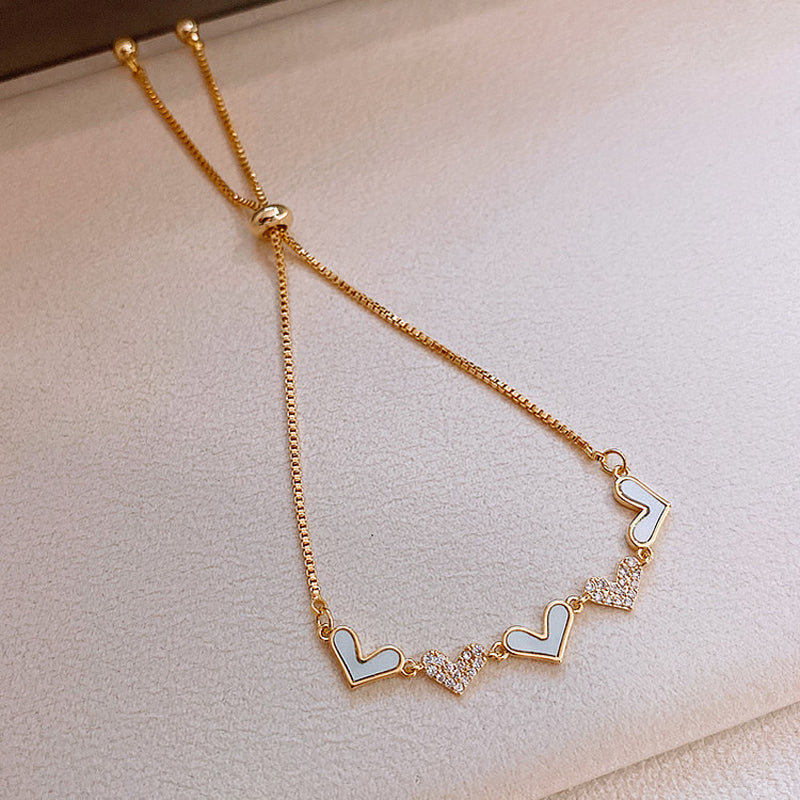 Vintage Hartjesarmband