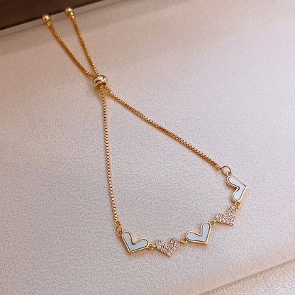 Vintage Hartjesarmband