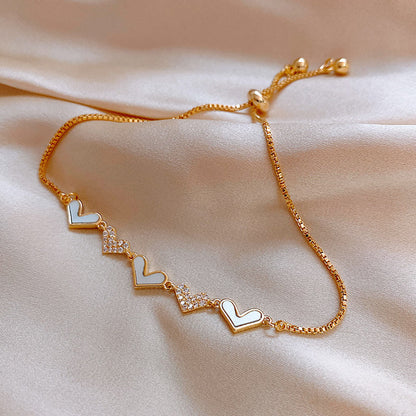 Vintage Hartjesarmband
