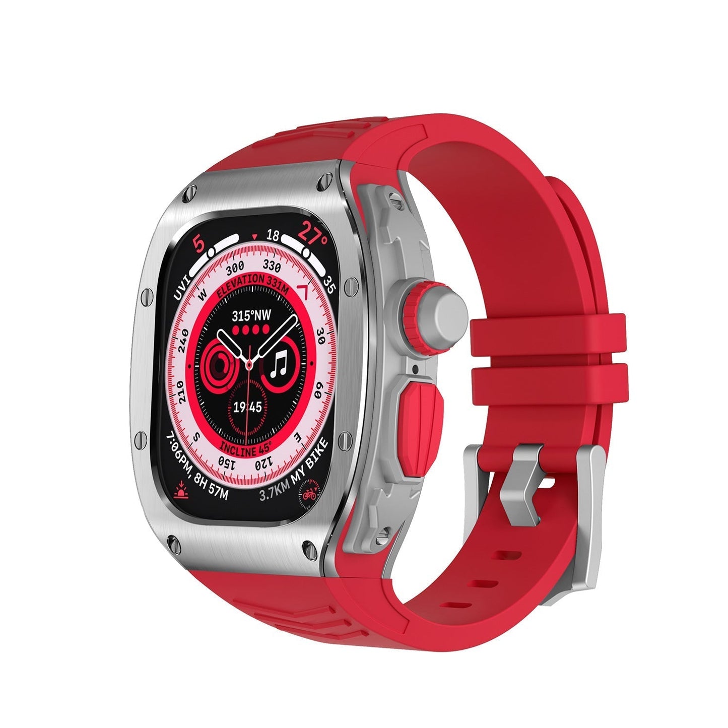 Luxe metalen bandje voor Apple Watch Ultra 49 mm