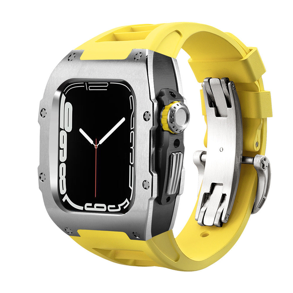 Luxe metalen bandje voor Apple Watch-serie 44/45 mm