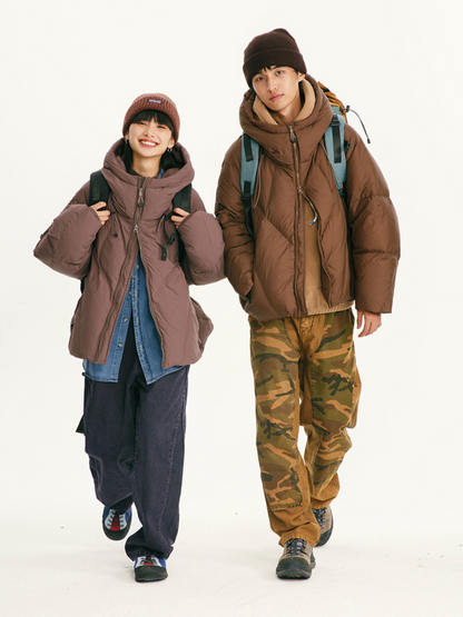 EchoGo – Unisex Daunenjacke mit 90 % Entendaunen und Dreifach-Schutz