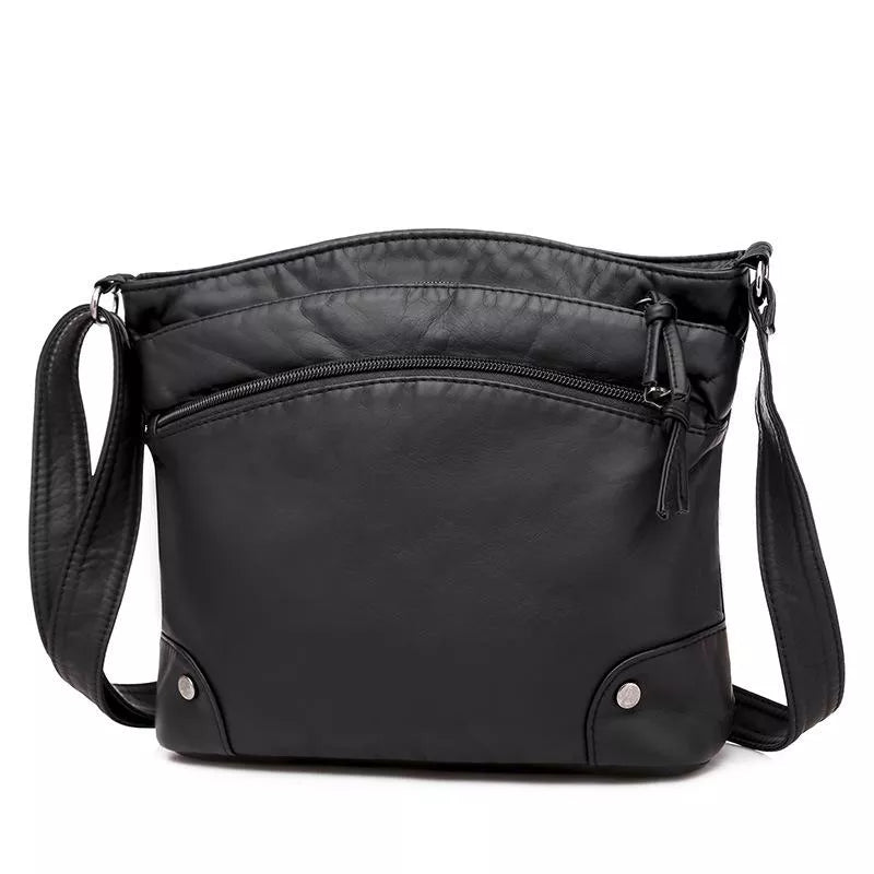 Freya - Leder Schultertasche