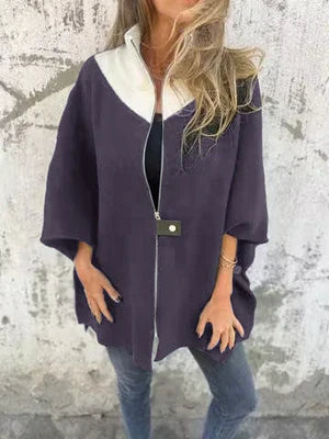 Corana - Stehkragenjacke mit halbem Reißverschluss