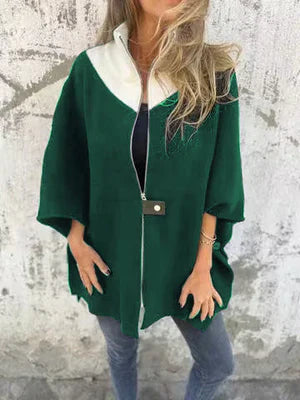 Corana - Stehkragenjacke mit halbem Reißverschluss
