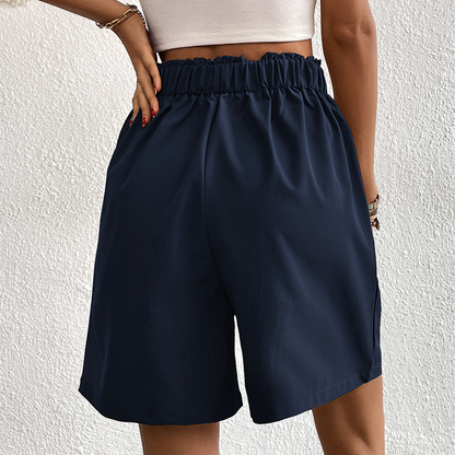 Idun | Stilvolle High-Waist Falten-Shorts