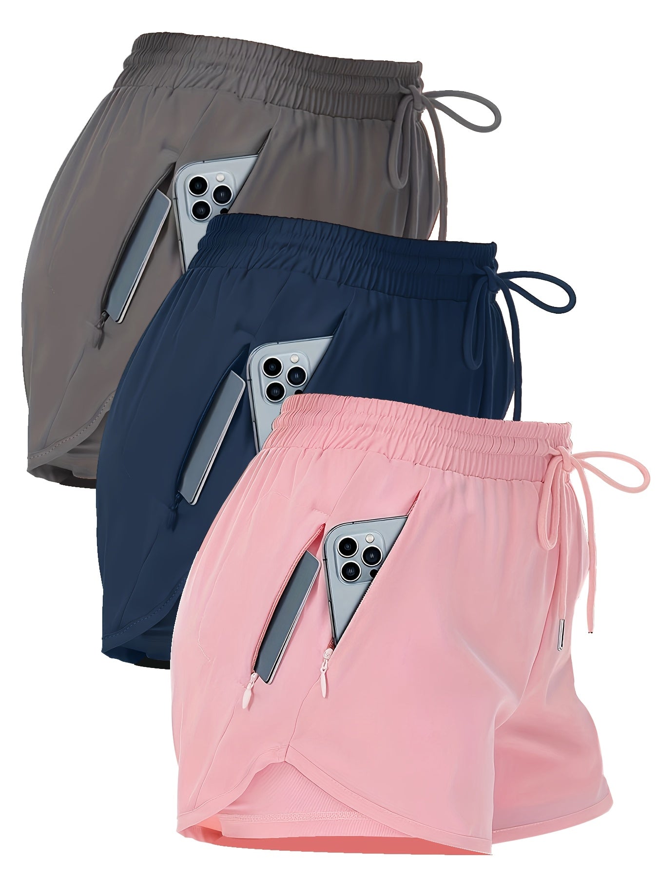 SpeedDry Athletic Shorts Set (3er Pack)