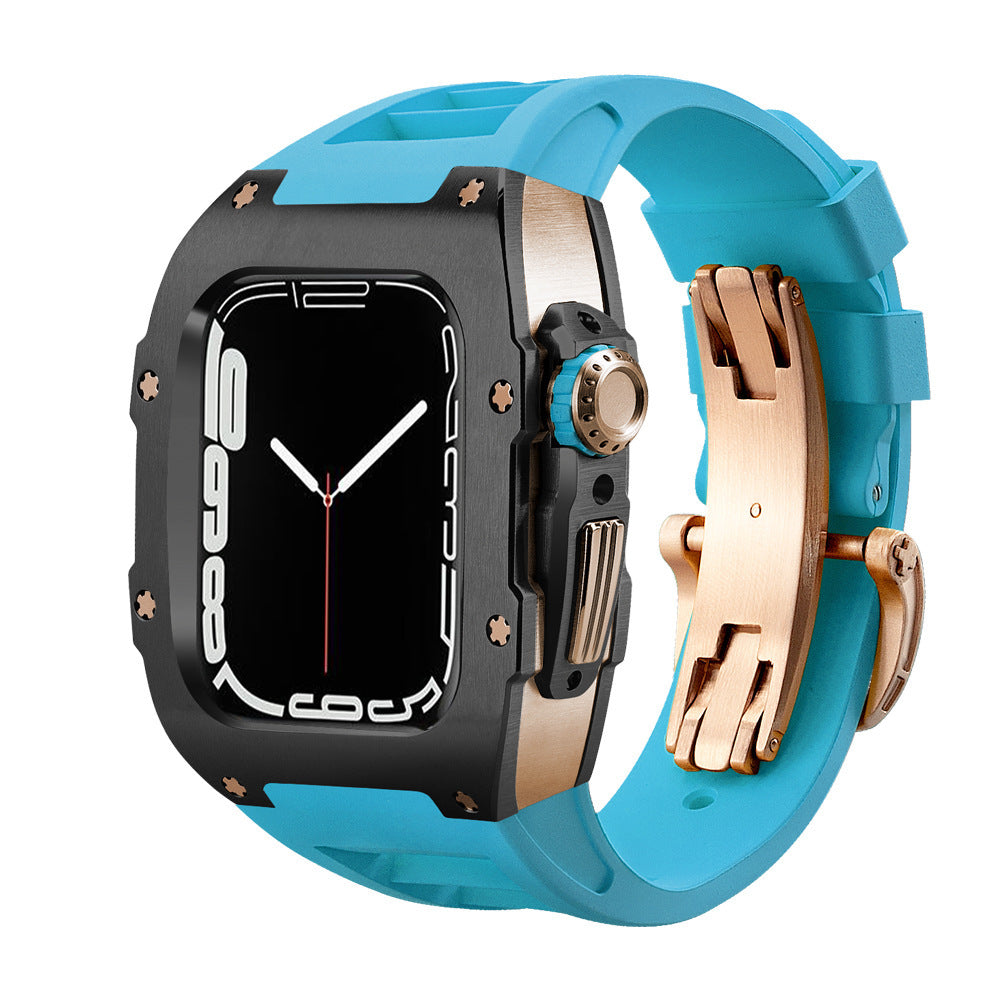Luxe metalen horlogebandje voor Apple Watch-serie 44/45 mm
