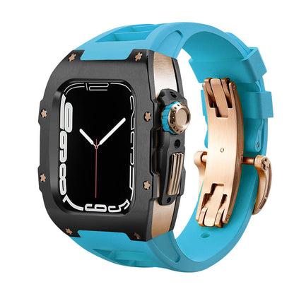Luxe metalen horlogebandje voor Apple Watch-serie 44/45 mm