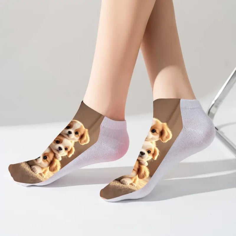 Casual Sokken Met Dierenprint