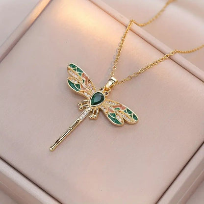 Collier Pendentif Libellule