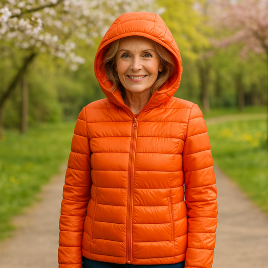 Metta Gewatteerde Jas | Oranje