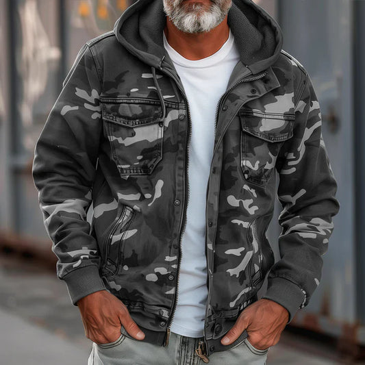 Jacke mit Camouflage-Muster
