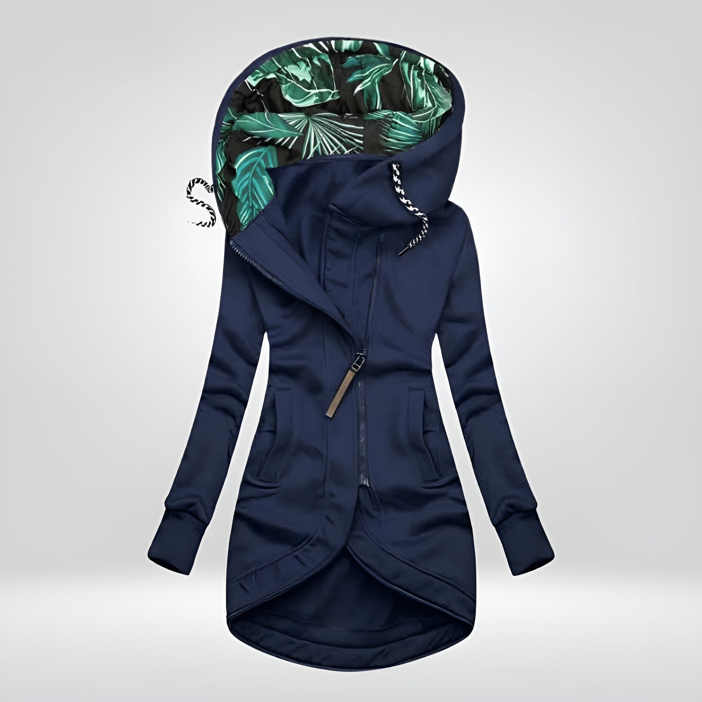 Aysha™ | Stilvolle Lange Hoodie-Jacke
