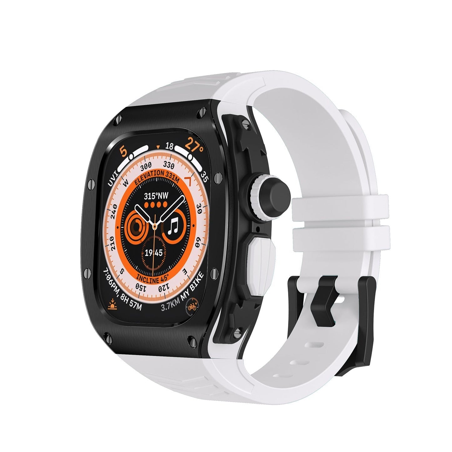 Luxuriöses Metallgehäuse-Armband für Apple Watch Ultra 49 mm