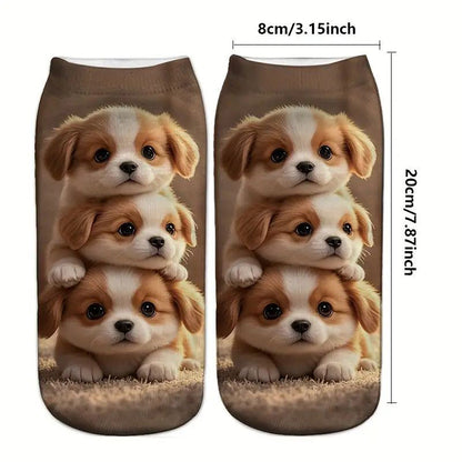 Casual Sokken Met Dierenprint