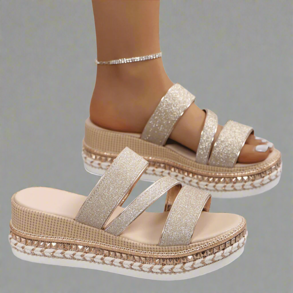 Helga | Comfortabele wedge-sandalen van topkwaliteit