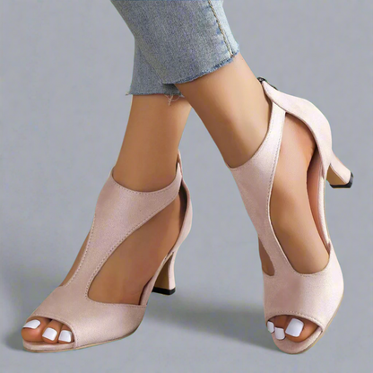 Marga | Orthopedische Sandalen met Chique Hak