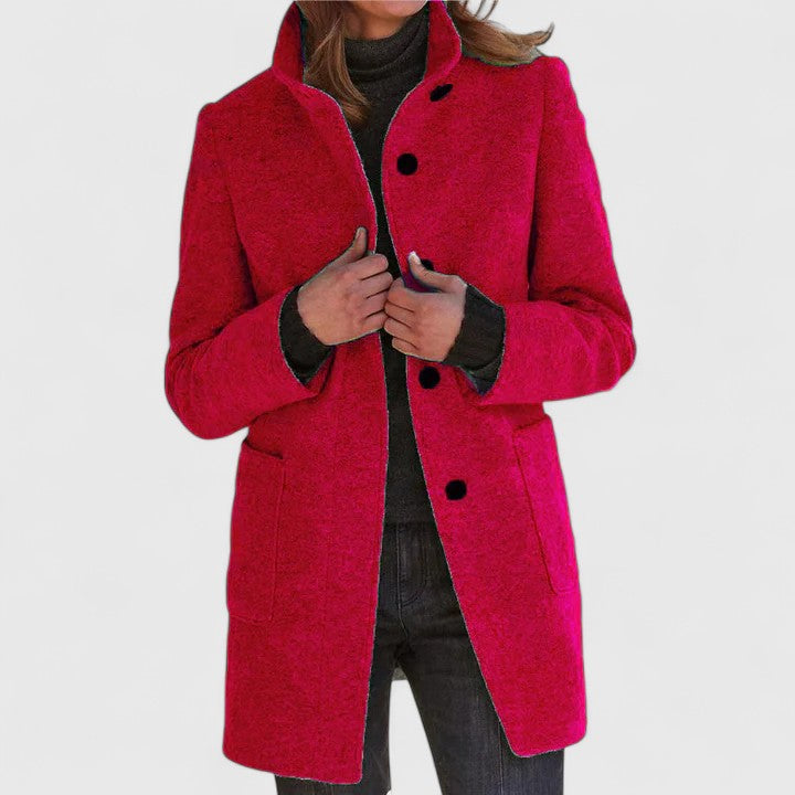 Elena™ | Elegante wollenmix-jas
