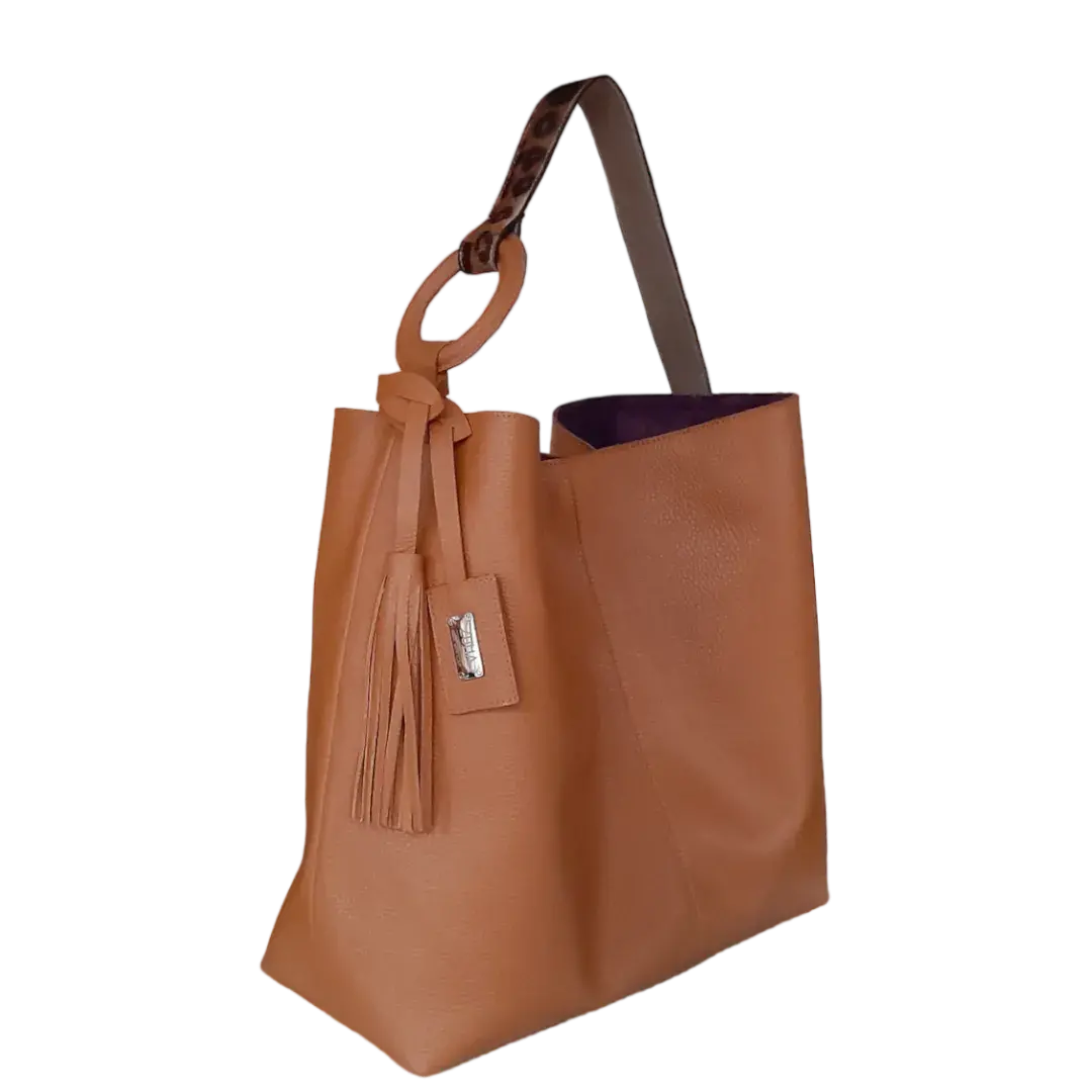 Nora Honig Dames Leren Handtas